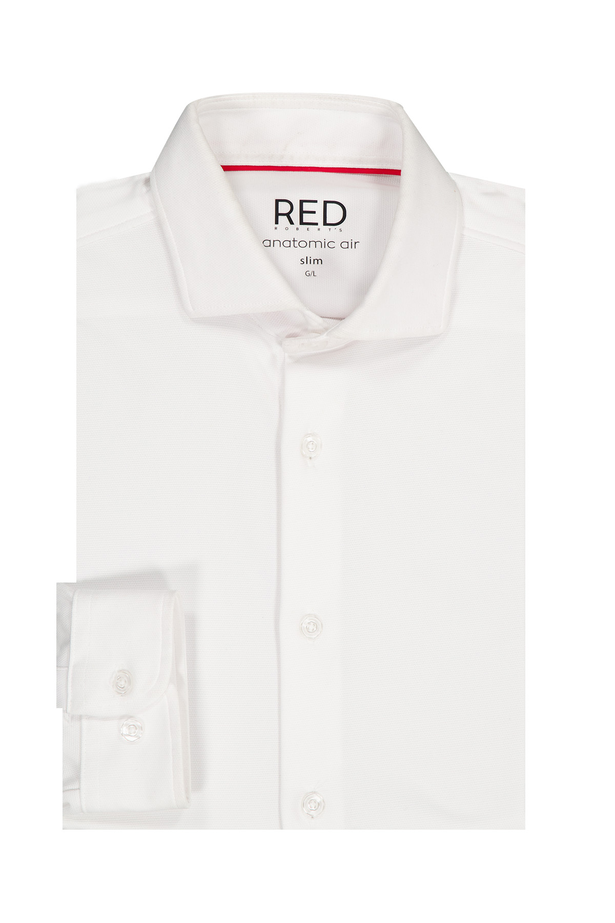 Camisa Roberts Red Anatomic Technology Slim fit Color blanco